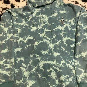 Tie dye volcom hoodie